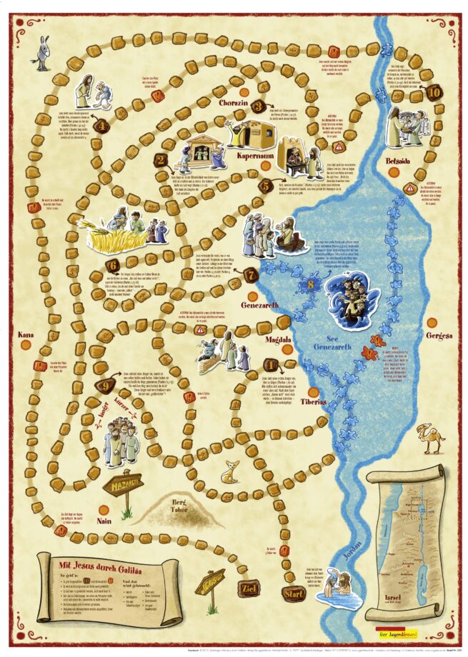 Mit Jesus durch Galiläa (Würfelspiel)