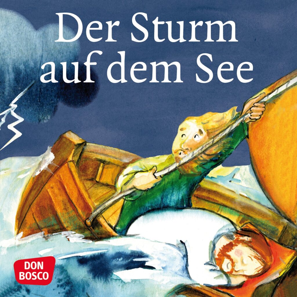 Mini-Bilderbuch «Mose und der brennende Dornbusch»
