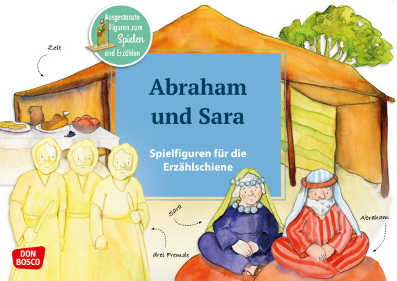 Abraham und Sara – Spielfiguren für die Erzählschiene