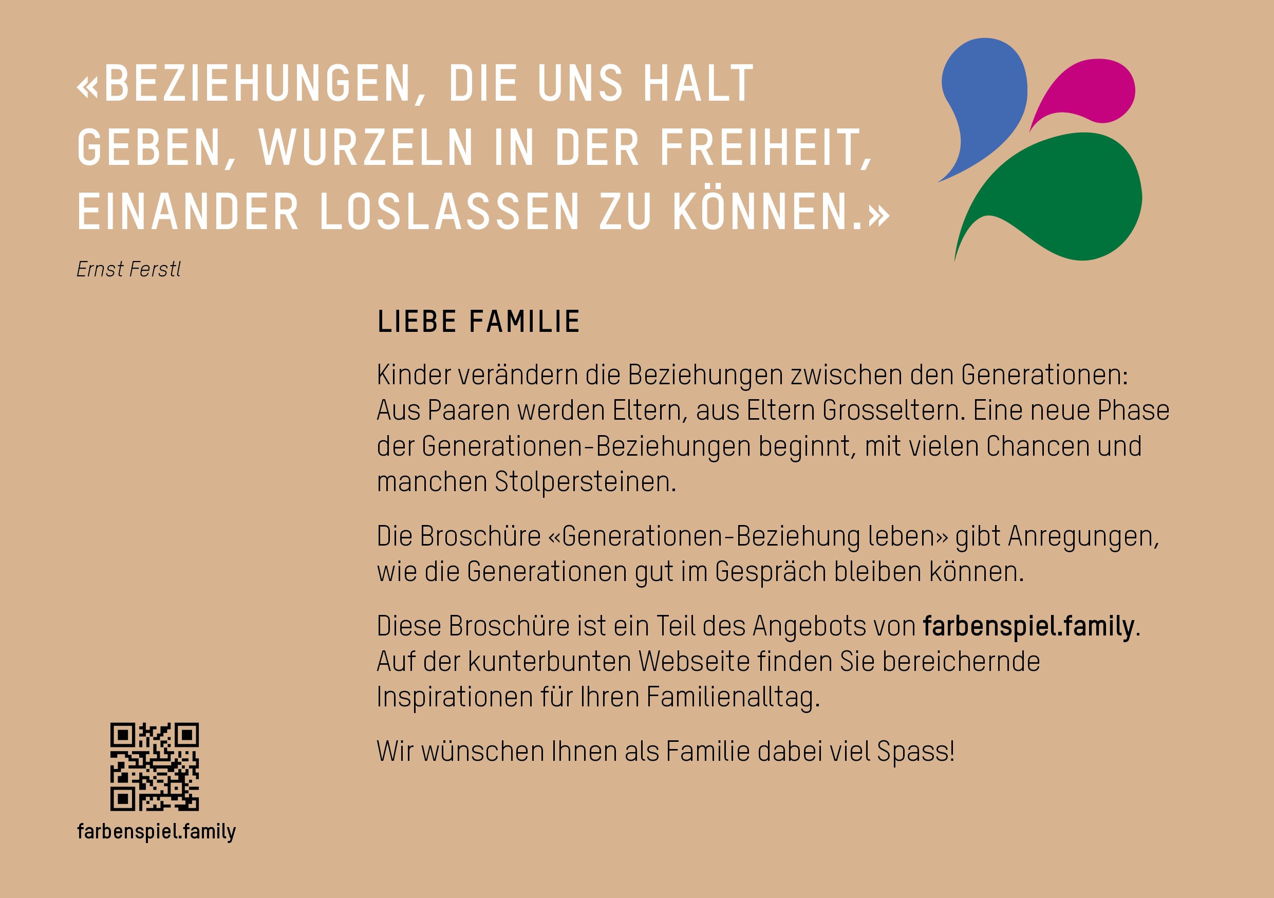 Begleitkarte Generationen