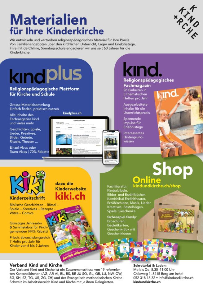 Werbeflyer: Materialien für Ihre Kinderkirche Werbeflyer: Materialien für Ihre Kinderkirche